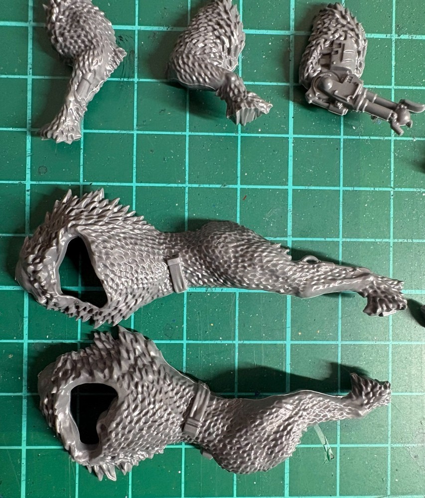 Space Wolves Thunderwolf Cavalry Wolf B Torso Body Bits | Warhammer 40K Kitbash