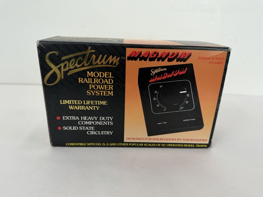 Spectrum Magnum 44-6681 Variable DC Hobby Transformer Train Controller W/ Box