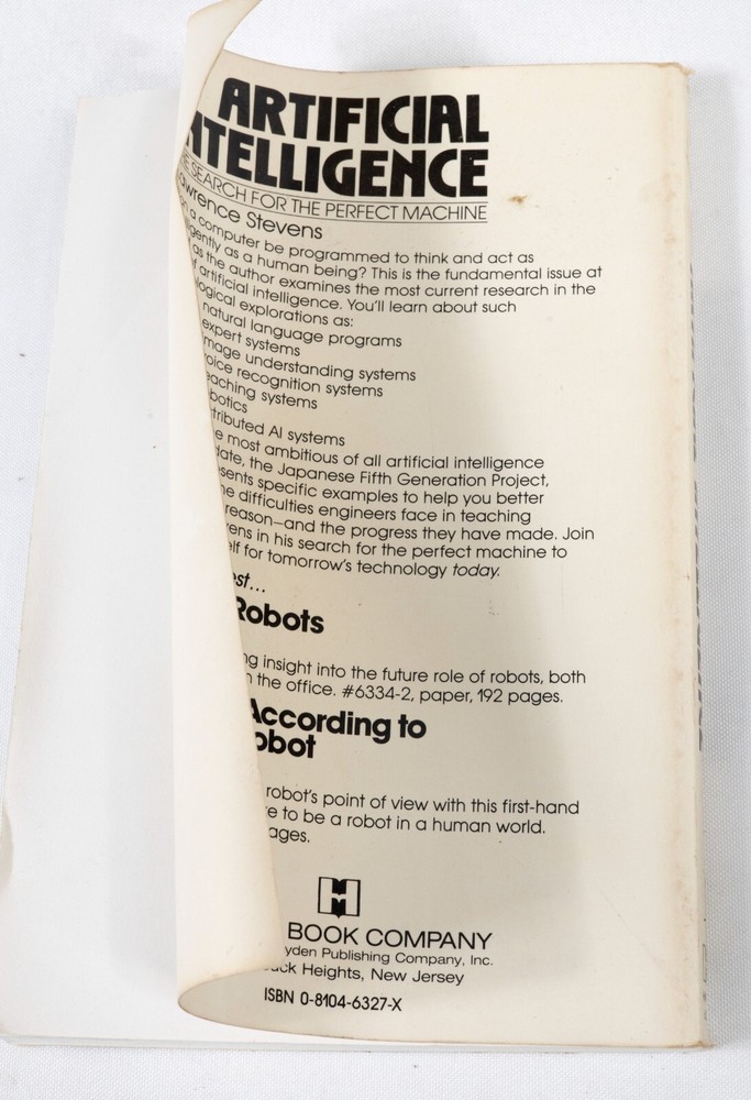 Vintage Artificial Intelligence Lawrence Stevens ST534B07