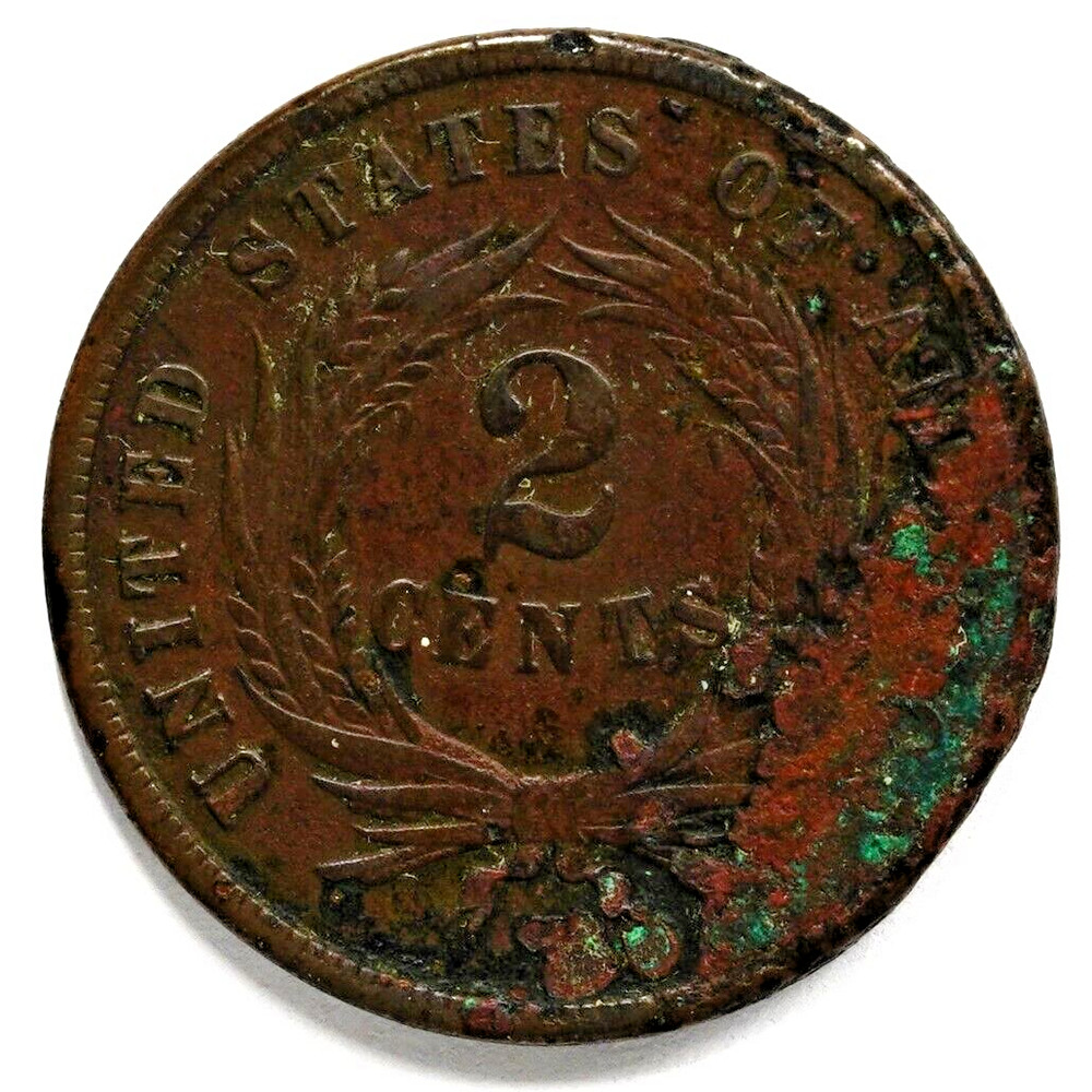 1864 2 Cent Piece