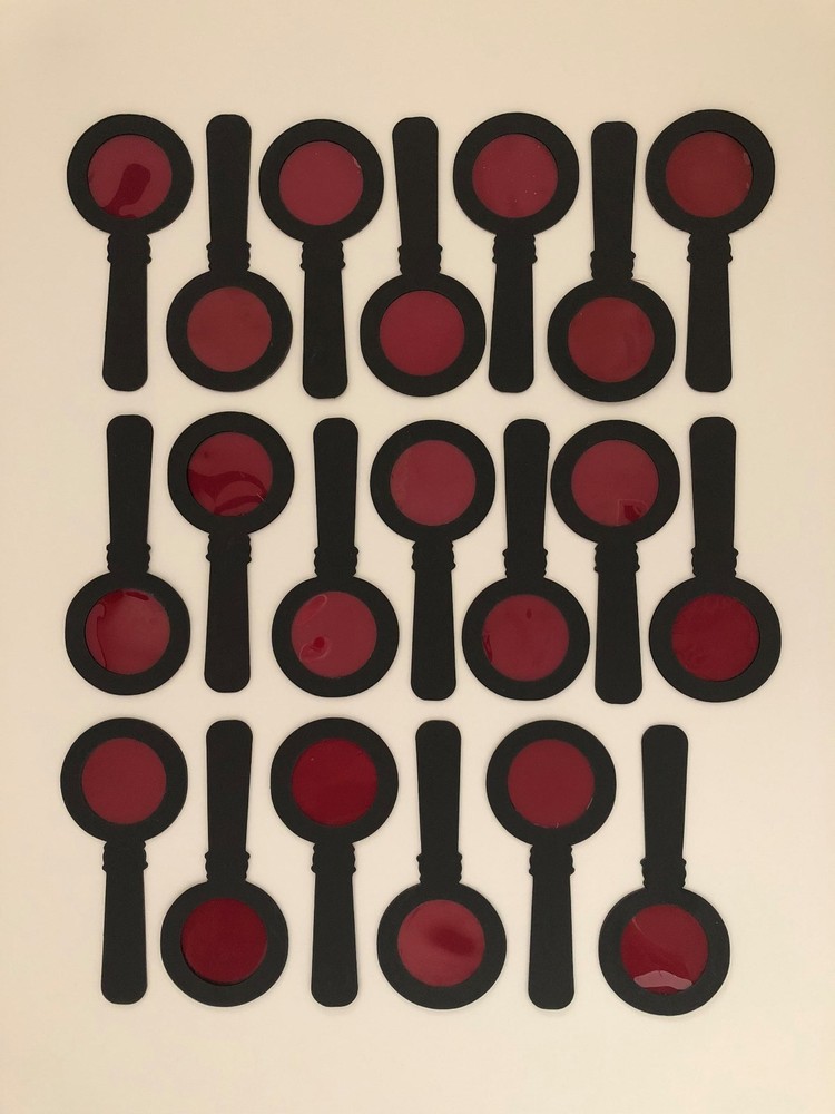 HIDDEN MESSAGE DECODER / SECRET DECODER / RUBY DECODER / RED REVEAL DECODER