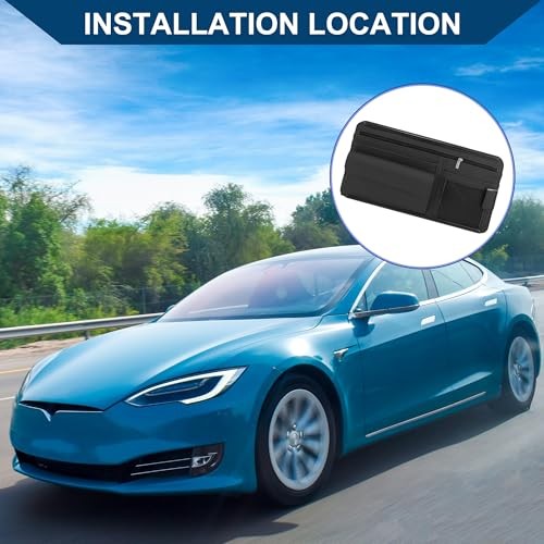 Car Sun Visor Organizer/for Car/ABS, PU Leather / 1 Pc Black