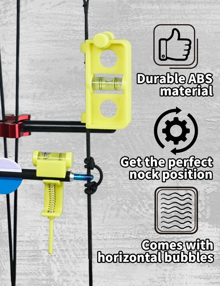 THREE ARCHERS Archery Bow Tuning and Mounting String Level Combo Kit for Comp...