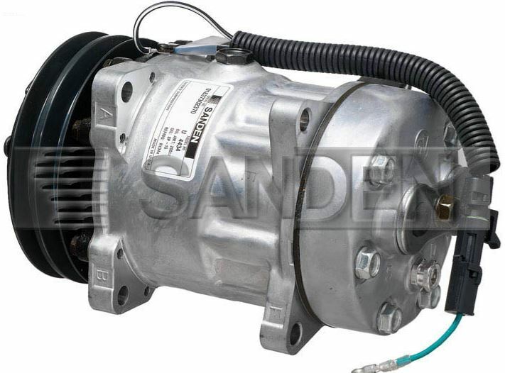 OEM SANDEN SD7H15 FLEX type A/C Compressor 2 Grv 12volts