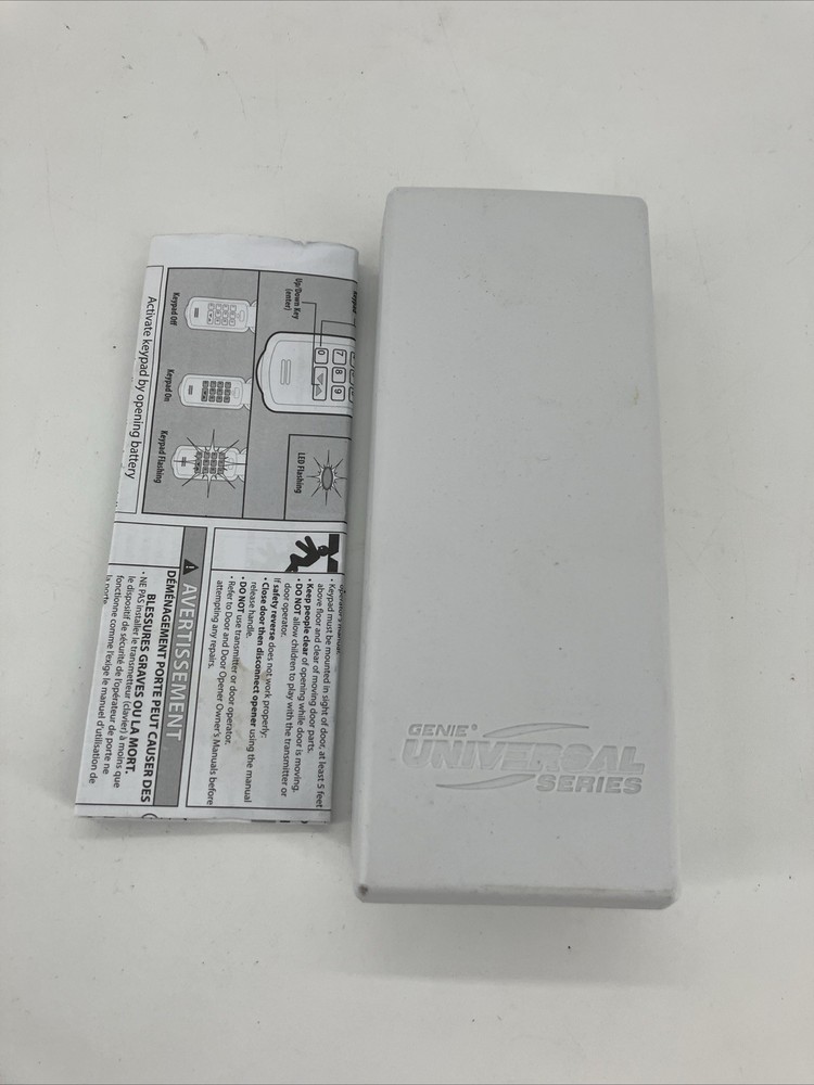 Genie universal keypad model GUK-R wireless entry system, open box, New