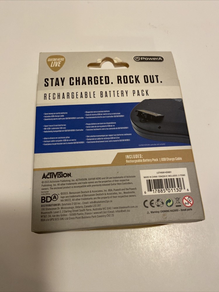 Guitar Hero Rechargeable Battery Pack