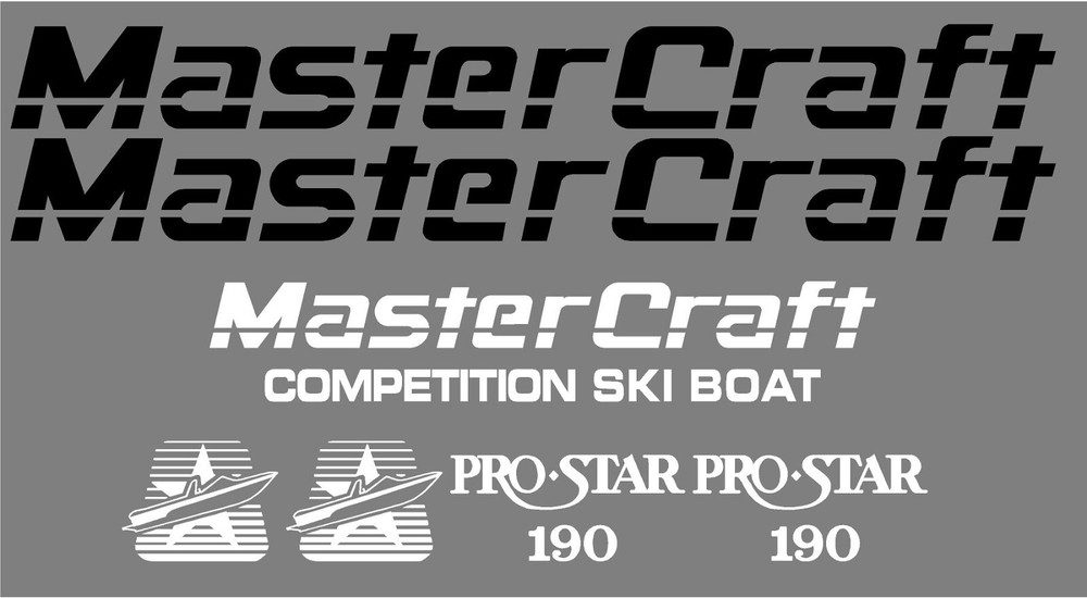 MasterCraft Prostar 190 Full set #2