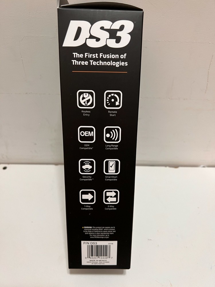 Directed Electronics DS3 Low Current Remote Start System Brand New