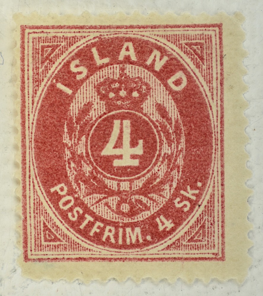 ICELAND SCOTT #2 MNG, 1873