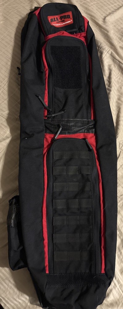 All Pro Tactical LBX Tactical, Multipocket Tactical Style Baseball Bag W/strap