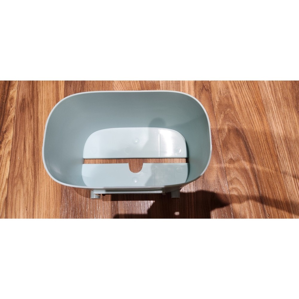 Tissue Box Cover Dispenser – Plastic Rectangular Holder Dustproof Blue
