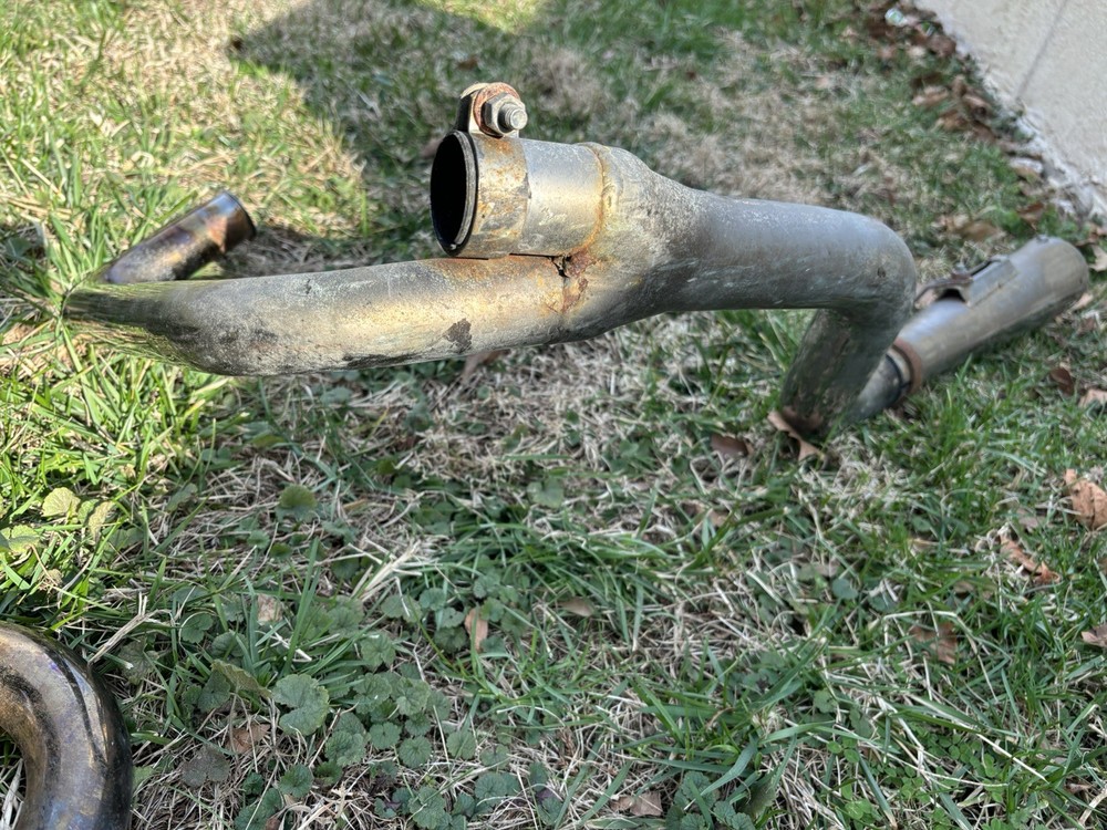 1978 Honda CB400A 2 Into 1 Exhaust Pipe