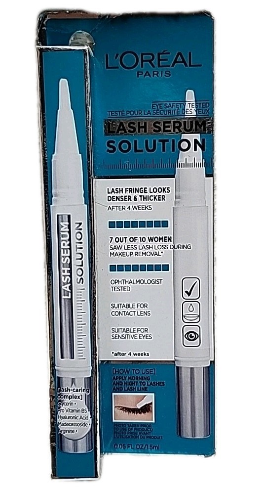 L'Oreal Paris Eyelash Serum Solution with Lash Caring Complex, 0.05 fl. oz.