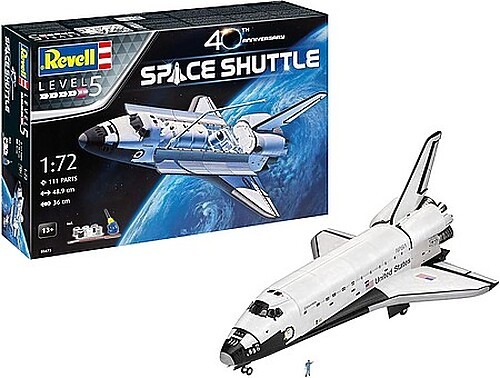 Revell-Germany 40th Anniversary Space Shuttle - Space Program Plastic Space
