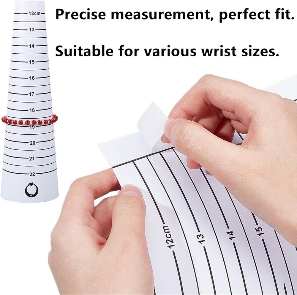 3 Pcs Bracelet Measuring Tool Resin Bracelet Sizer Measuring Tool,