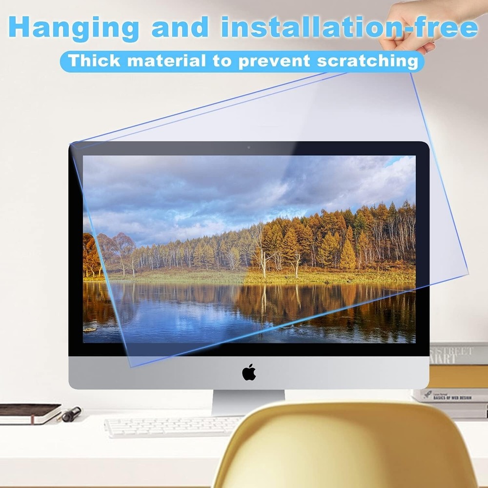 Anti Blue Light Universal Screen Filter Blocking Protector Panel 23 - 24 inch