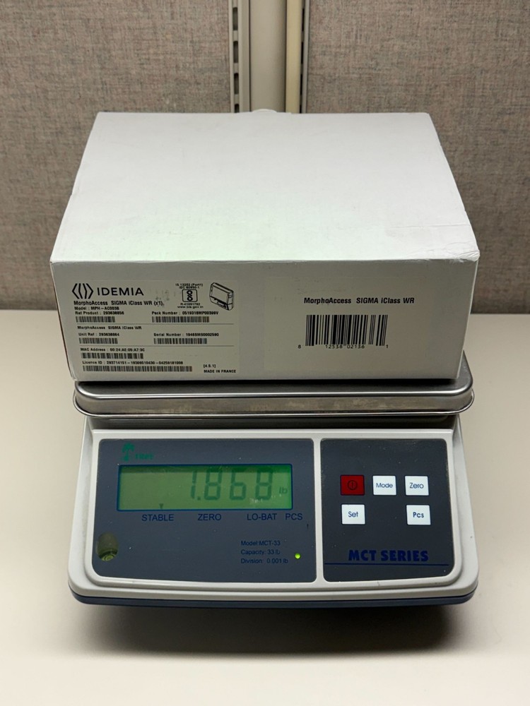 Idemia MPH-AC003B MorphoAccess Sigma iClass WR