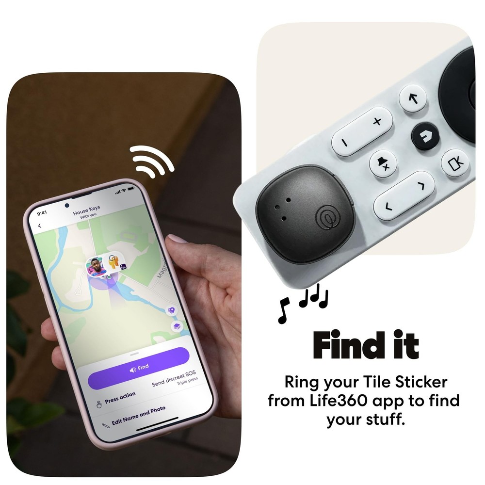 Tile Essentials - Bluetooth Trackers & Item Locators for Keys, Wallets, Remot...