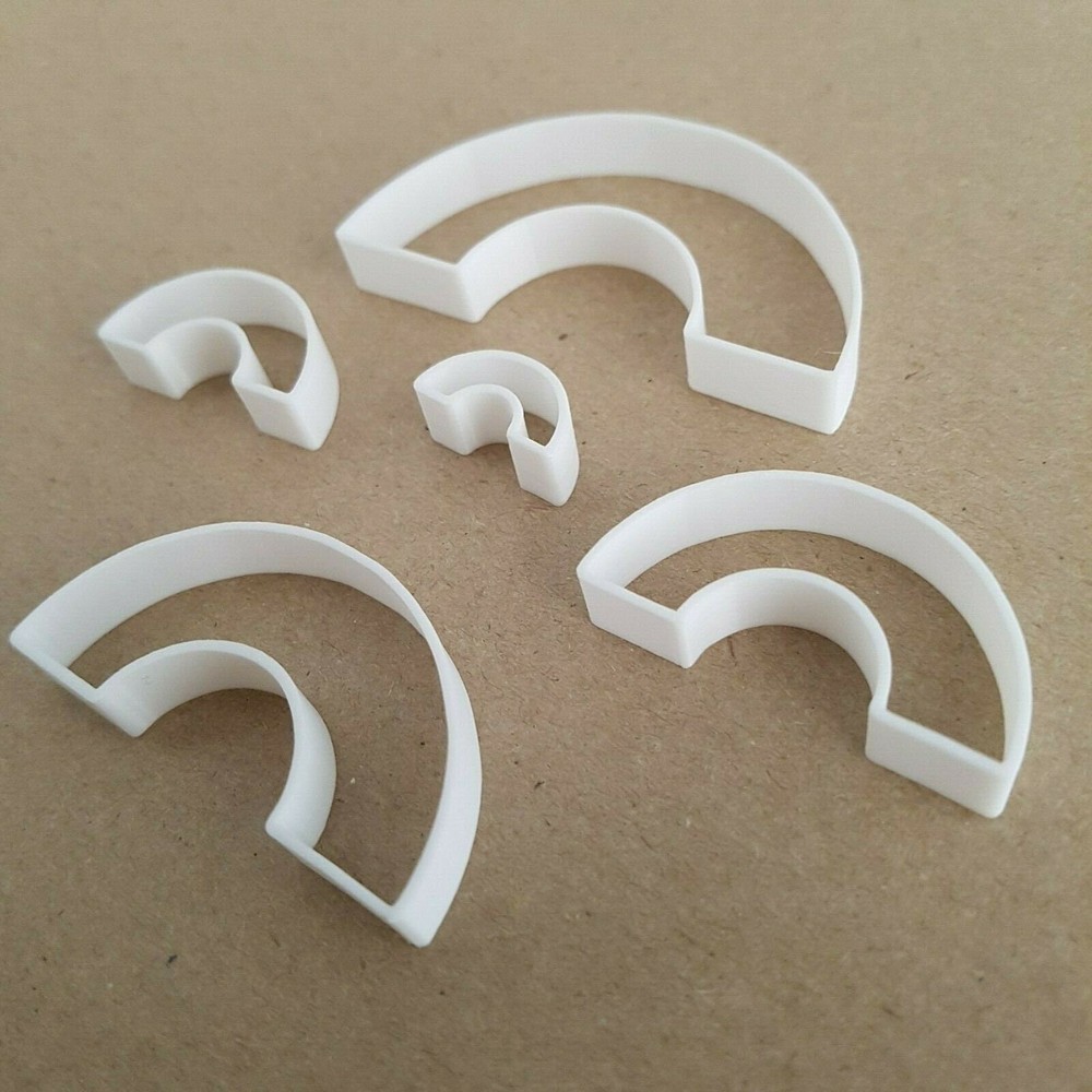 Rainbow Shape Mini Fondant Cutter Small Sugarcraft Icing Tiny Sharp Stencil