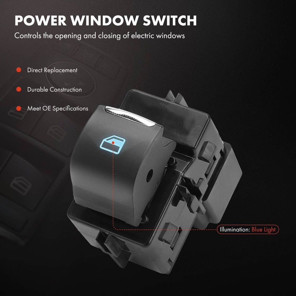 Front Passenger or Rear Power Window Switch for Ford Explorer 2011-2019 Taurus