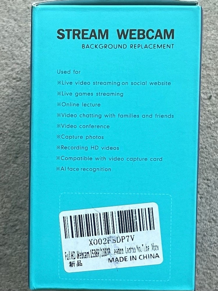 Stream Webcam Background Replacement