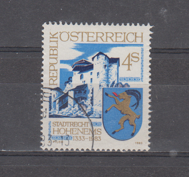 AUSTRIA :  1983 - USED  - SCOTT # 1243  ARCHITECTURE