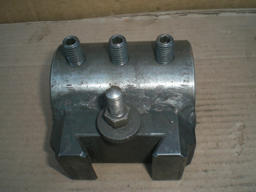 Genuine Aloris CXA tool post with 4 tool holders