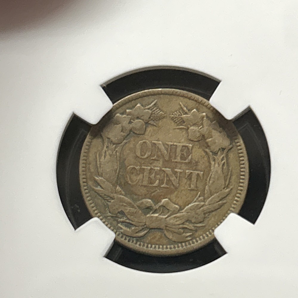 1857 Flying Eagle Cent NGC VF Details