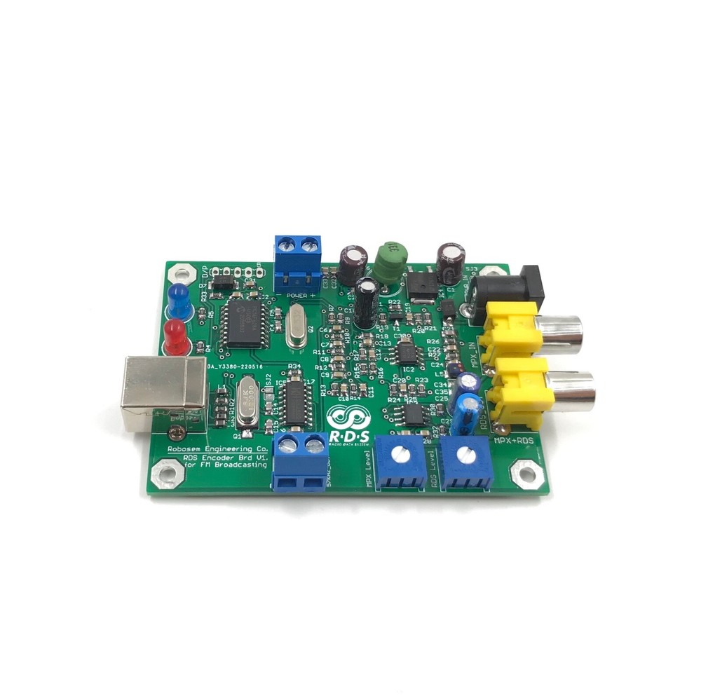 RDS Encoder Circuit Board Module for PLL FM Transmitter Radio Broadcast Station