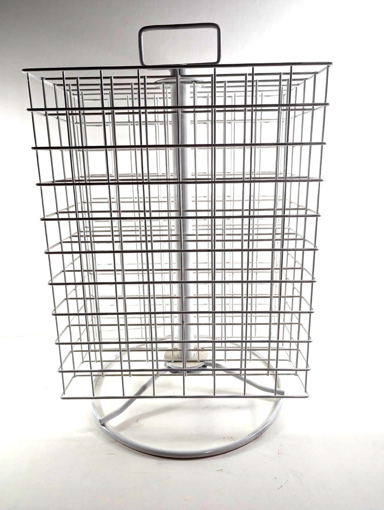 Spinning Craft Paint Storage Holder Rack White