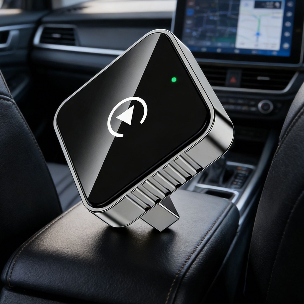 2-in-1 Wireless Carplay Android Auto Adapter Plug&play USB For Iphone Android DI