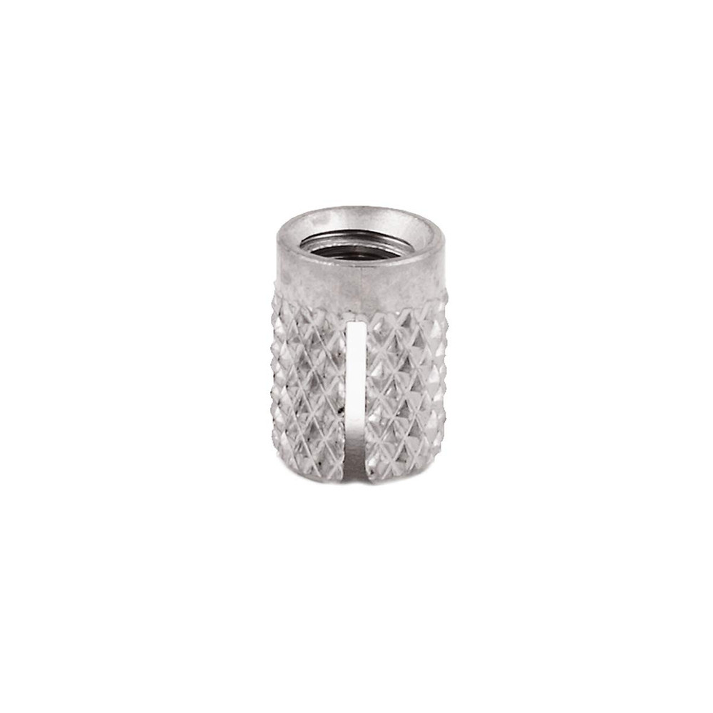 Threaded Insert for Plastic Flush Stainless Steel Thread Inserts M6-1.0 Pack of