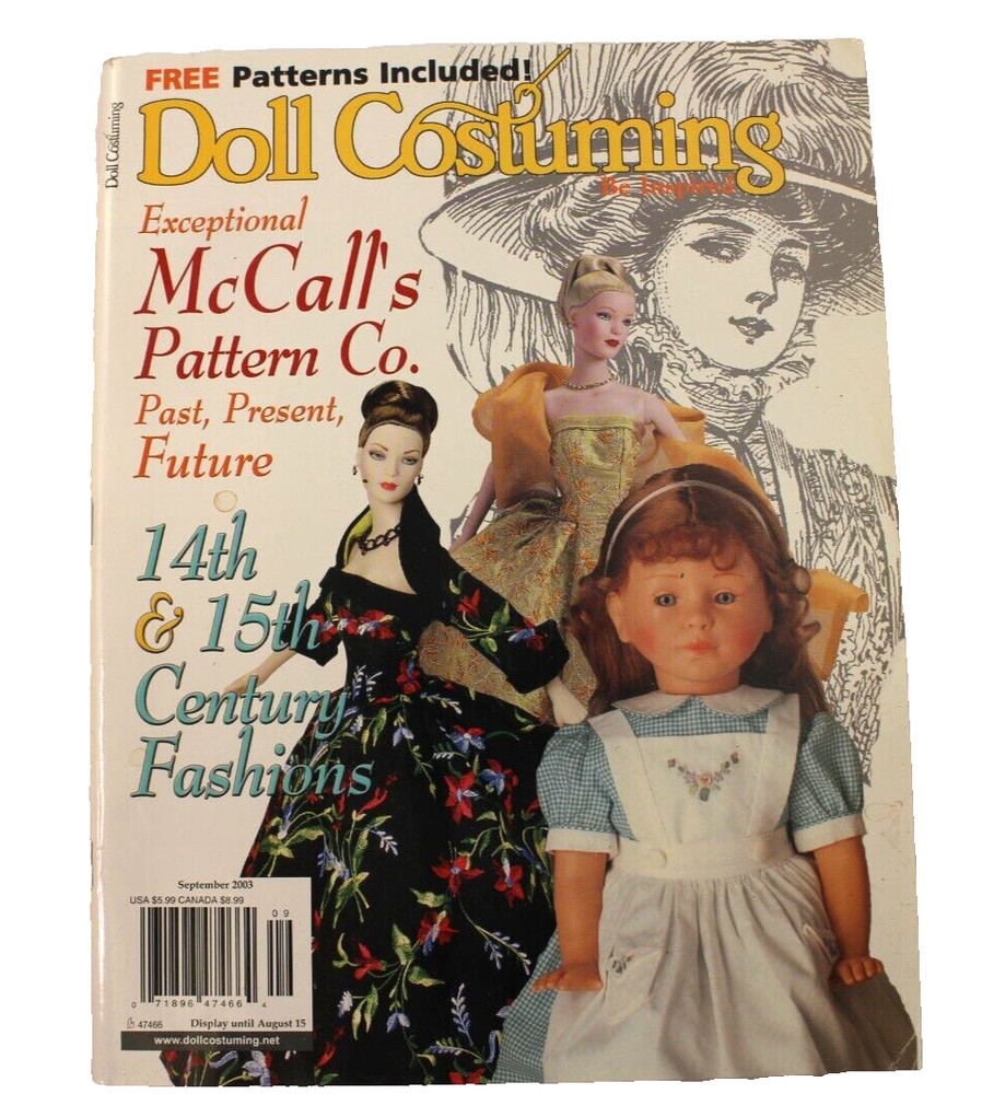 Doll Costuming with Patterns September 2003