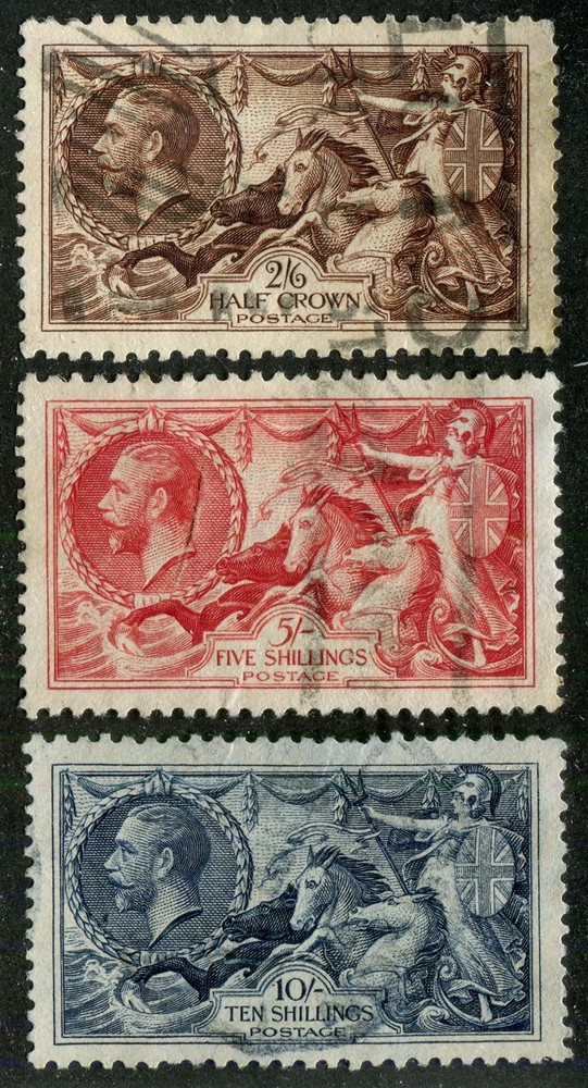 Great Britain #222-224 Used Set