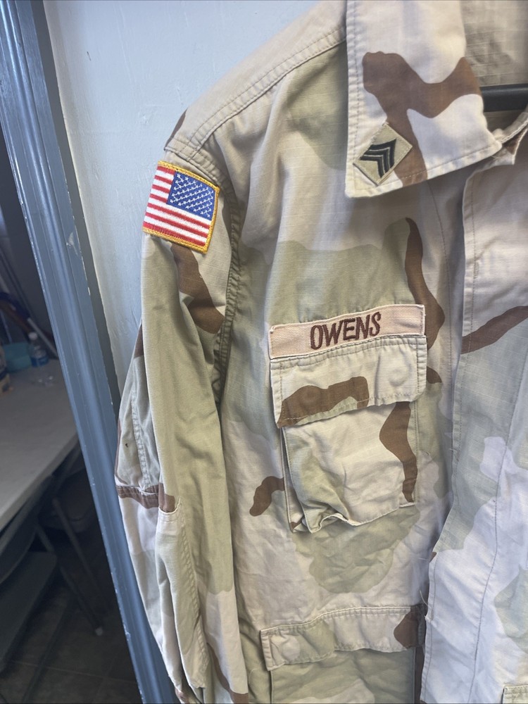 US Army DCU Coat Medium Long Combat Desert Camo Uniform