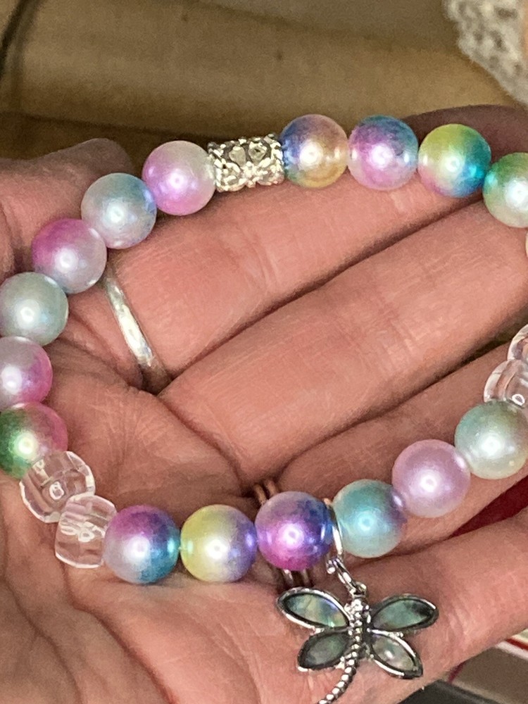 Magical Dragonfly Beaded Bracelet