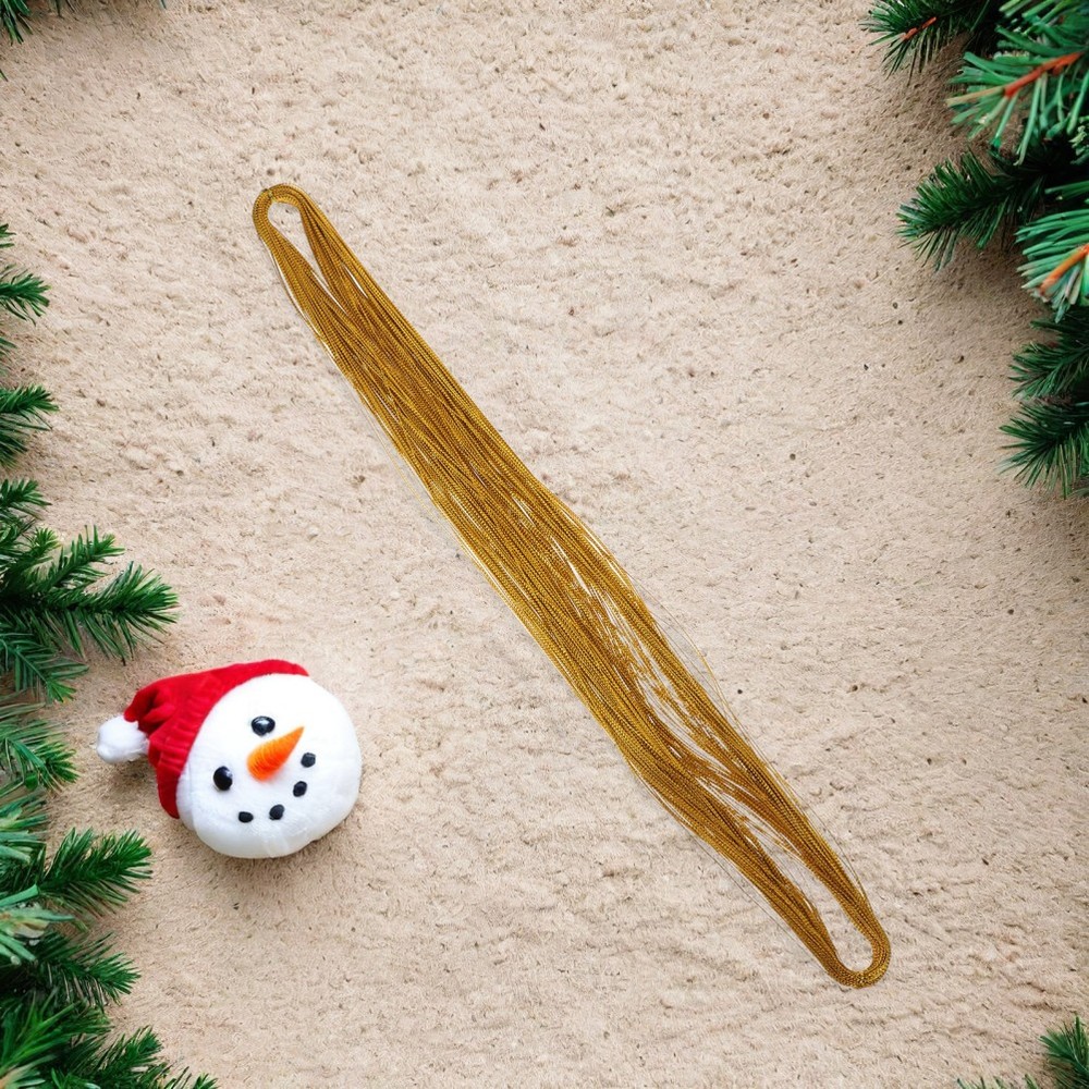 2 Pcs Making Cord Metallic for Crafts Christmas Thread