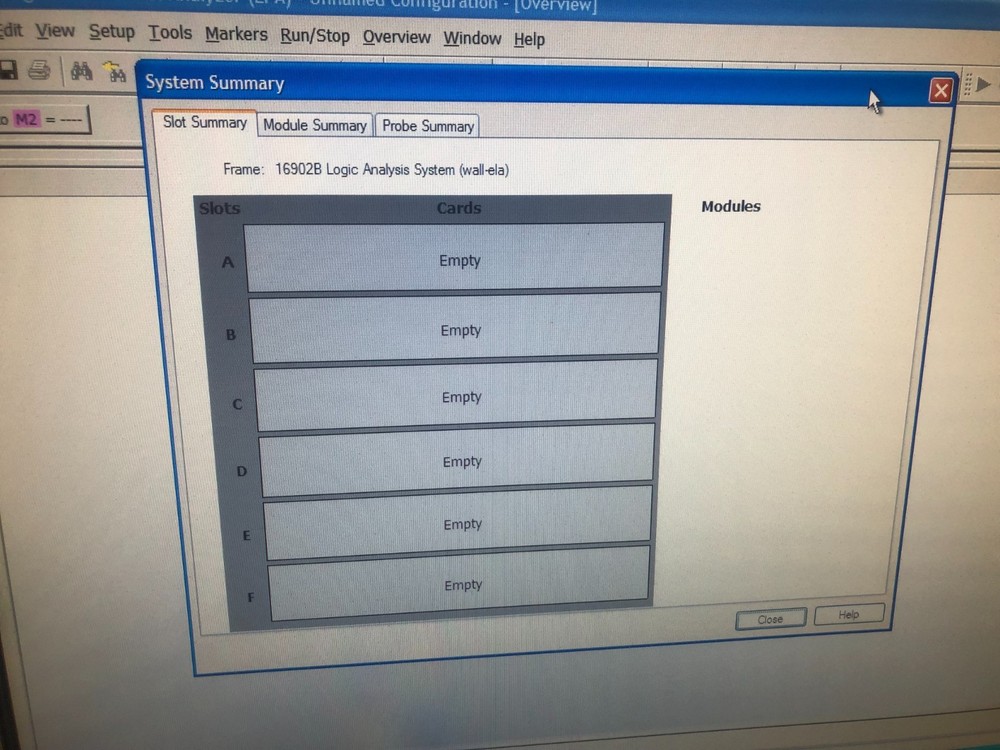 Agilent 16902B Modular Logic Analysis System Mainframe w/o Modules