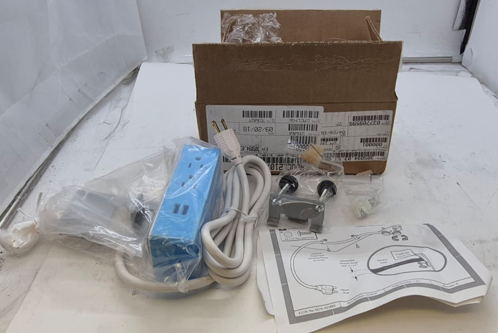 Open Box Dekko Ashley 210 Surface Power Module 5-15P 6' W/ Clamp