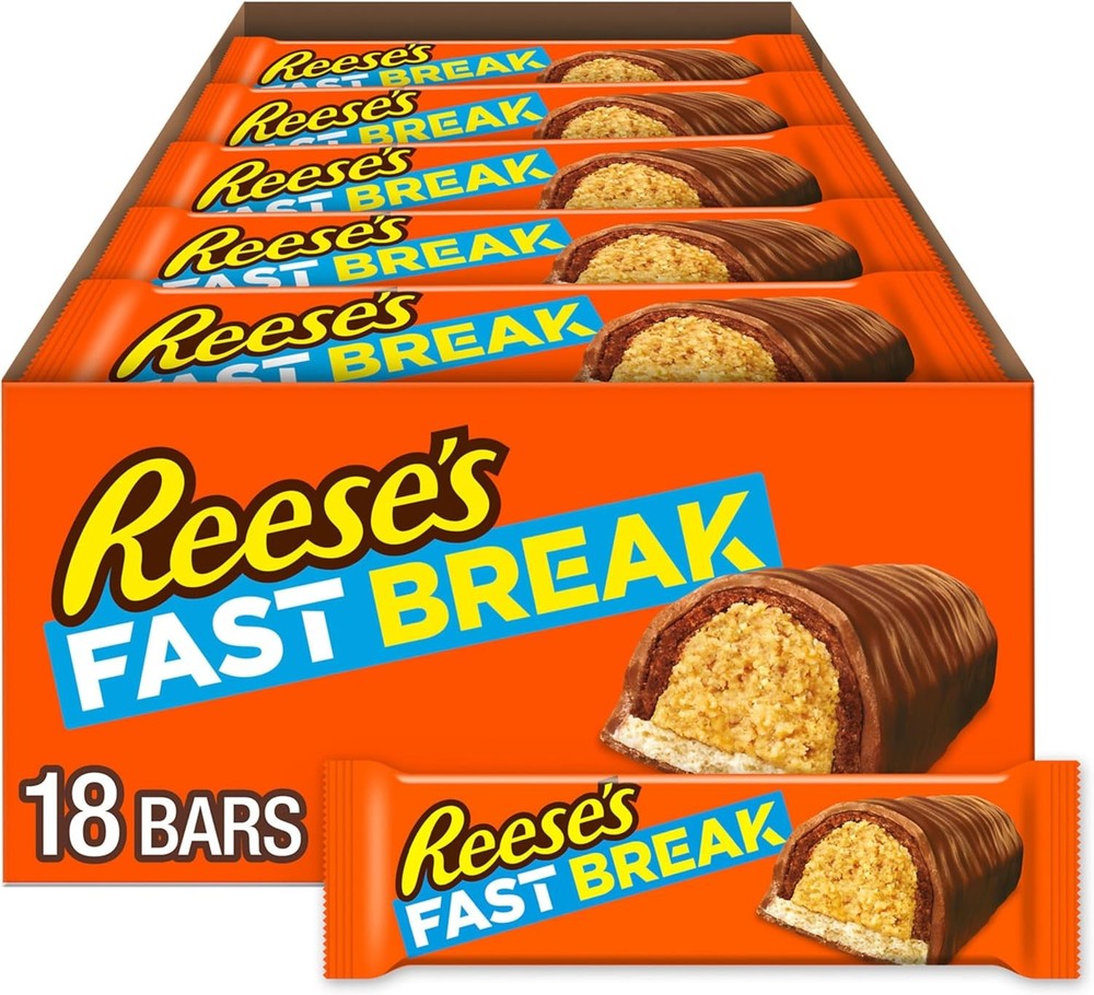 REESE'S FAST BREAK Peanut Butter Not Candy Bars