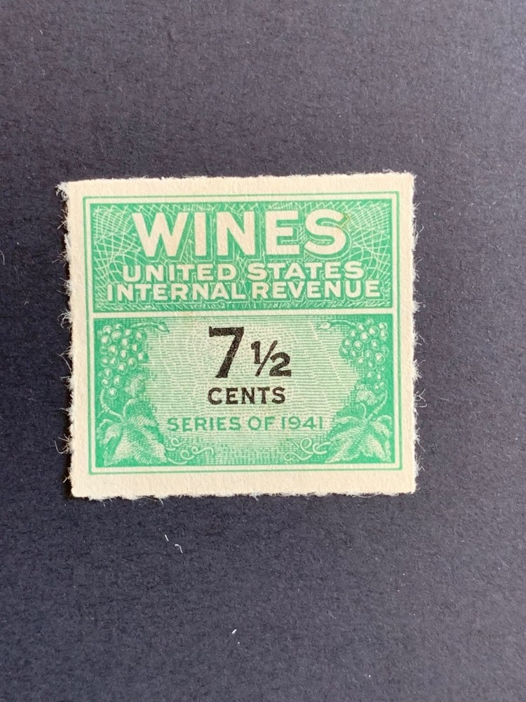 US Cordials, Wines, Stamps Scott #RE120 - Mint Hinged