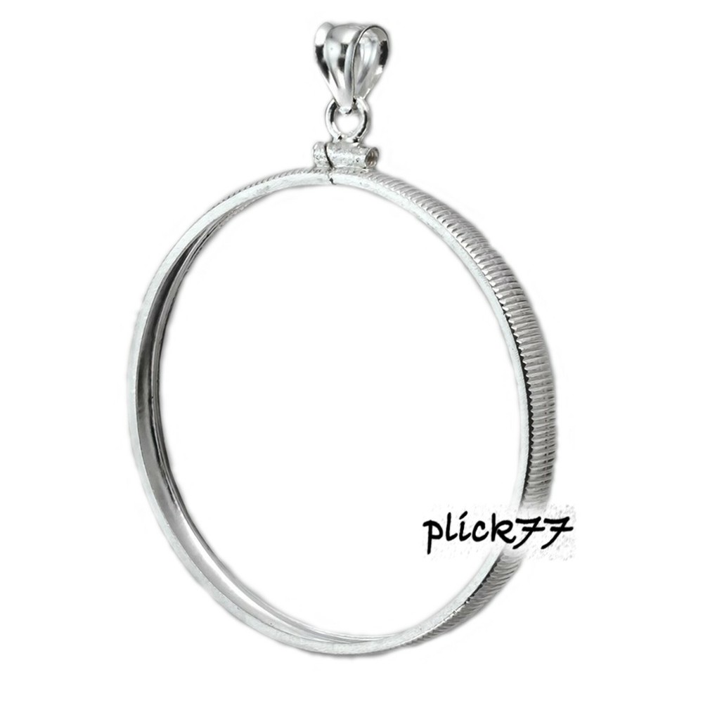 1oz Silver Eagle .925 Sterling Silver Coin Edge Bezel