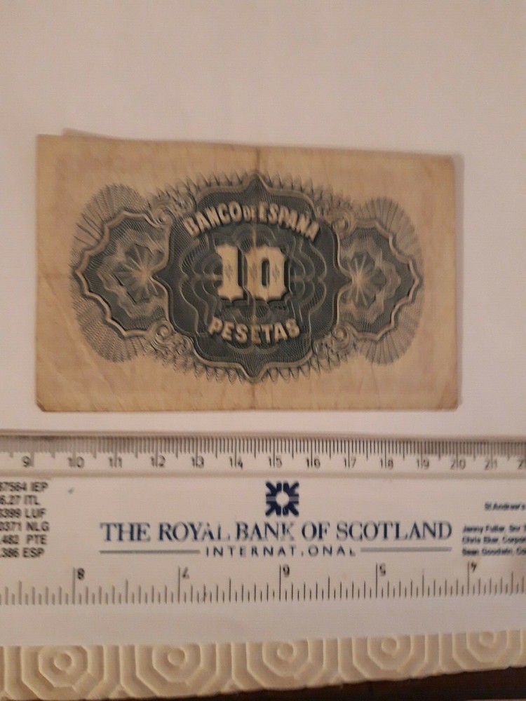 SPAIN - 10 PESETAS - 1935