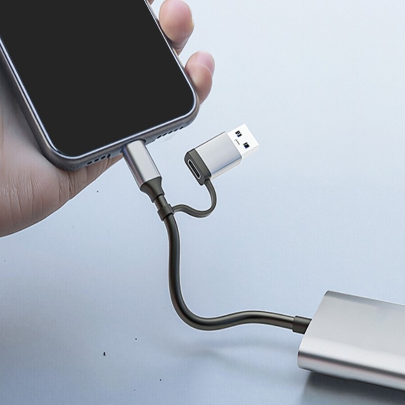 Two Interfaces XQD Card Reader USB3.0 And Type C For Computer Mobile Devices