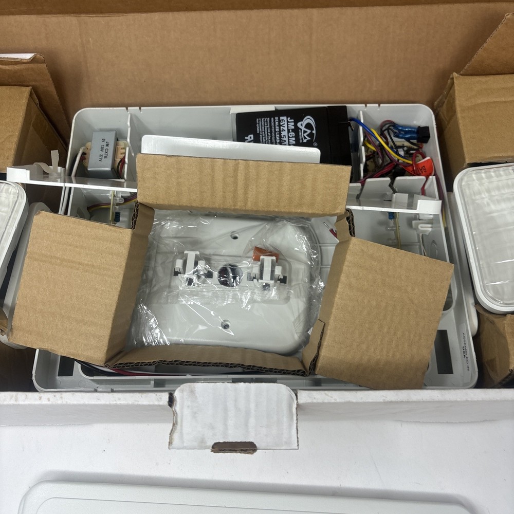 Emergency Light Exit Sign 1-Pack Exit Combo with Battery Backup Commercial - NEW