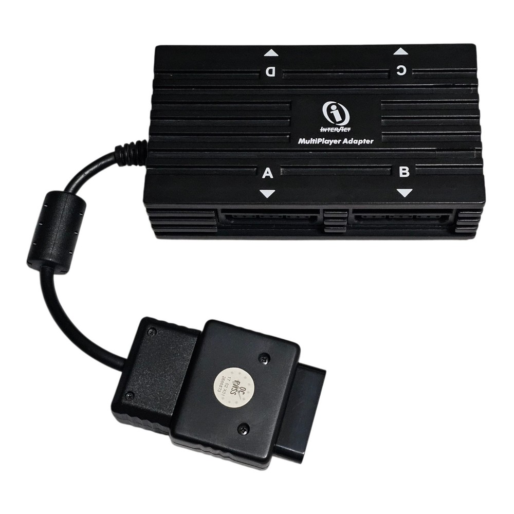 Playstation 1 & 2 Interact Multiplayer Adapter, 4 Controllers & Memory Slots