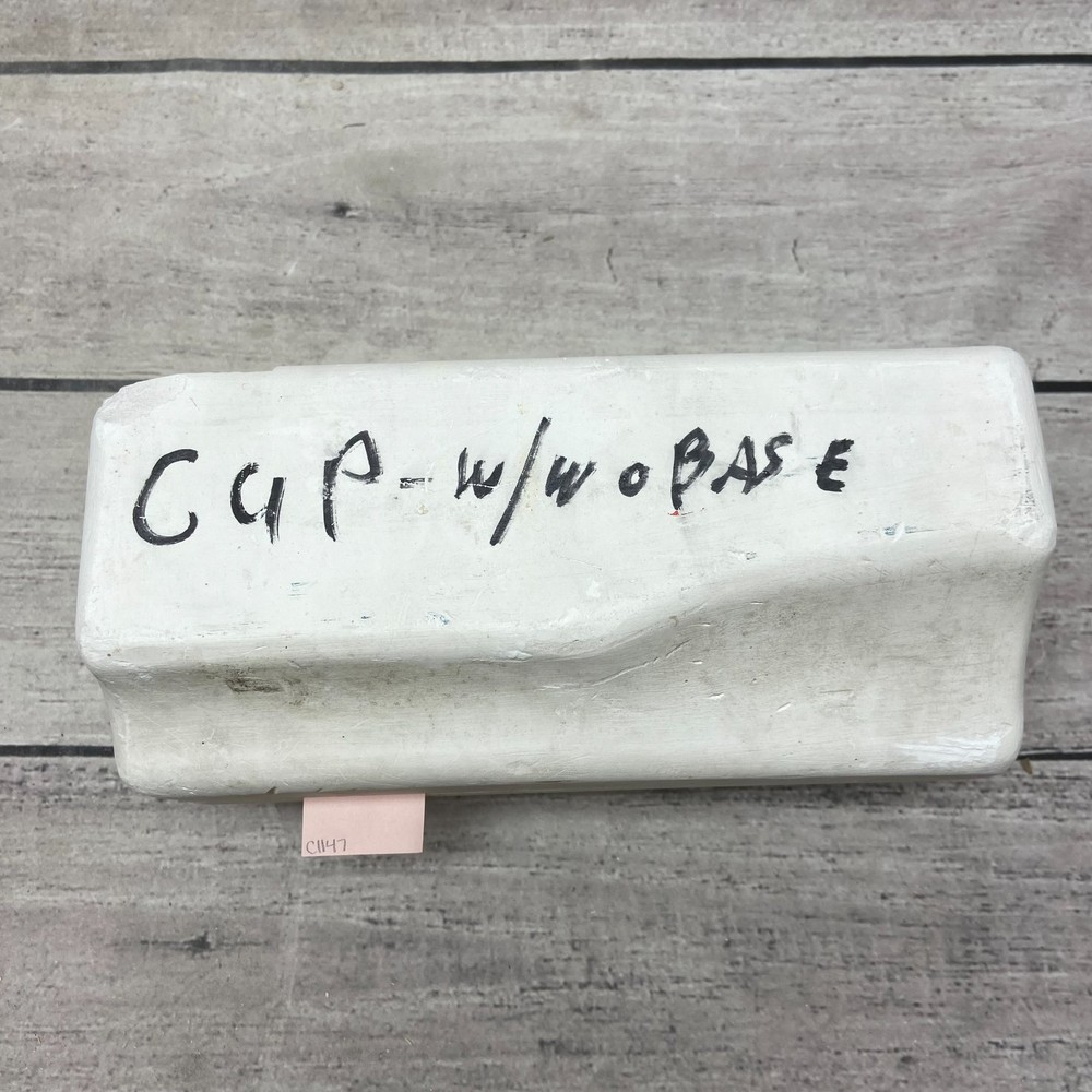 Unbranded Ceramic Casting Mold Cup With Base #C-71