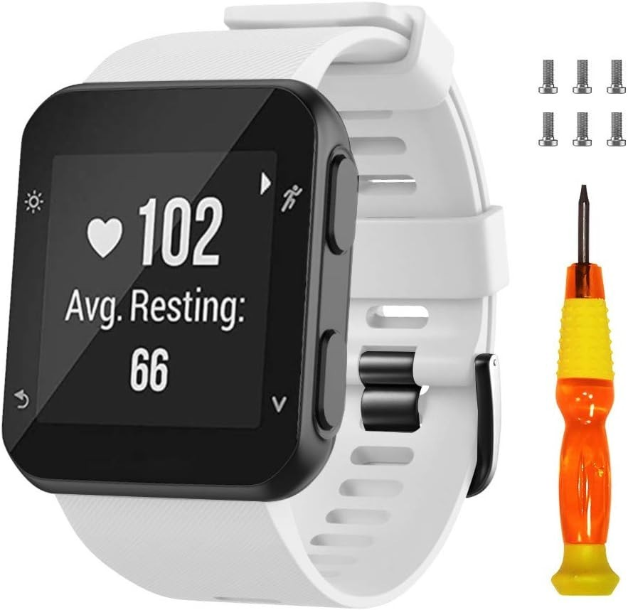 Comfortable Silicone Replacement Strap for Garmin Forerunner 35 - Unisex Design