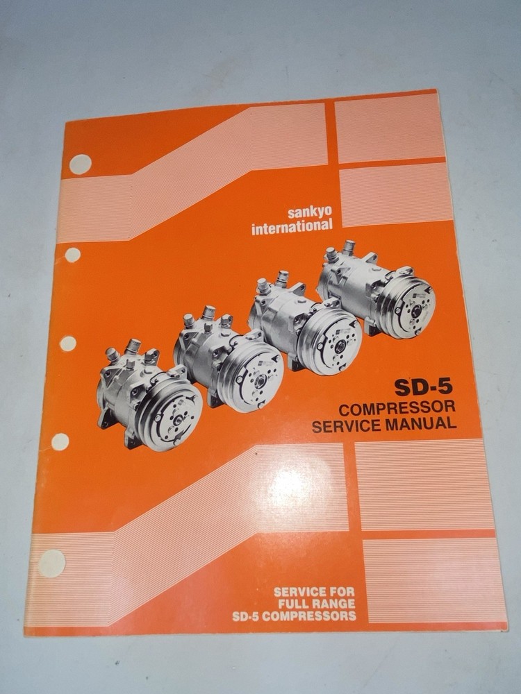 Sankyo International SD-5 Compressor Service Manual