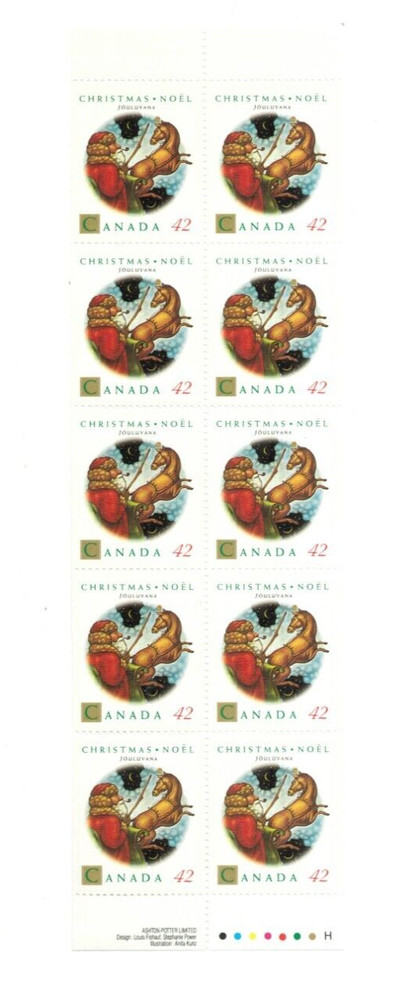 Canada - Booklet Pane - 1452a - Mint Never Hinged
